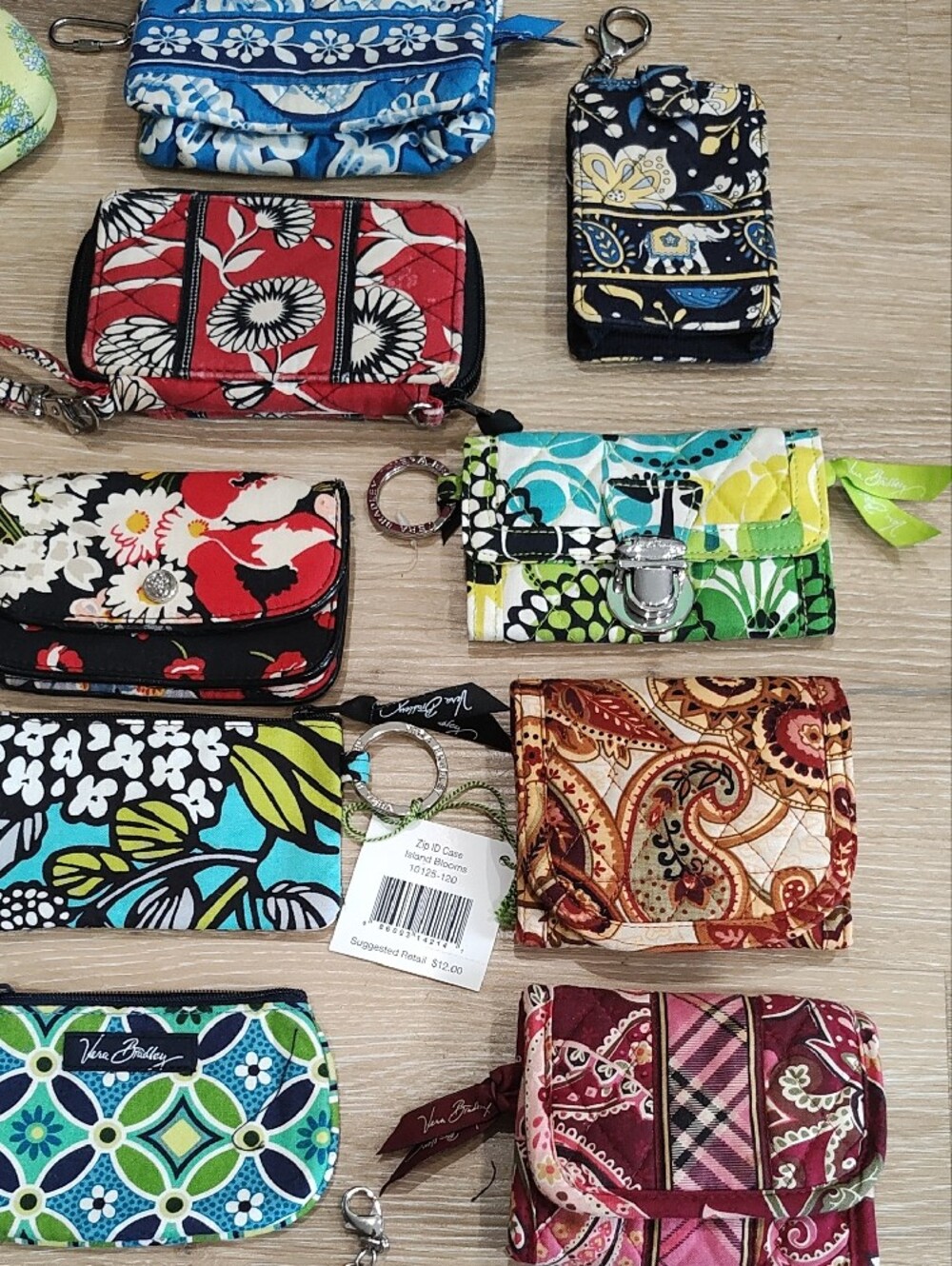 Vera Bradley Small Zip Pouch - Multicolor Paisley (14) - Picture 5 of 6